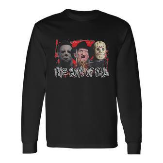 The Boys Of Fall Horror Movies Novelty Graphic Long Sleeve T-Shirt - Monsterry DE