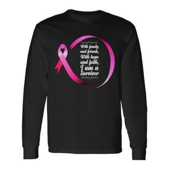 I Am A Breast Cancer Survivor Long Sleeve T-Shirt - Monsterry CA