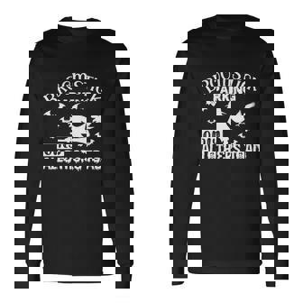 Broomstick Parking Only Allothers Toad Halloween Quote Long Sleeve T-Shirt - Monsterry