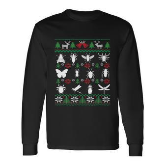 Bug Collector Entomology Insect Collecting Christmas Long Sleeve T-Shirt - Monsterry
