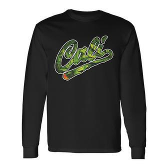 Cali Weed V2 Long Sleeve T-Shirt - Monsterry UK