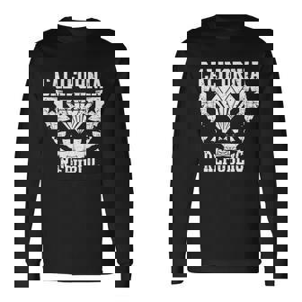 California Republic Diamond State Bear Long Sleeve T-Shirt - Thegiftio