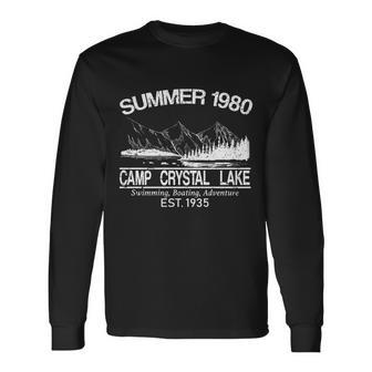 Camp Crystal Lake Tshirt Long Sleeve T-Shirt - Monsterry AU