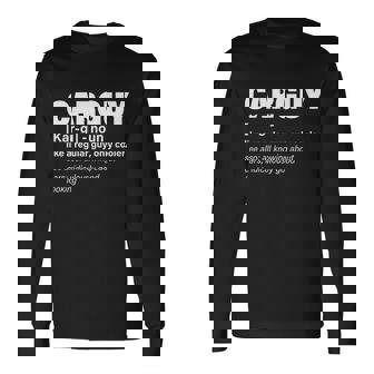 Car Guy Definition Classic Tshirt Long Sleeve T-Shirt - Monsterry