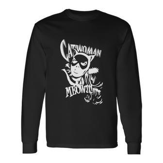 Catwoman Meow Comic Long Sleeve T-Shirt - Monsterry AU