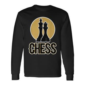Chess For Men Women & Chess Long Sleeve T-Shirt - Seseable