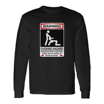 Choking Hazard Long Sleeve T-Shirt - Monsterry UK