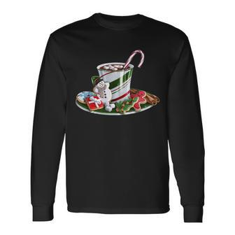 Christmas Hot Chocolate Long Sleeve T-Shirt - Monsterry AU