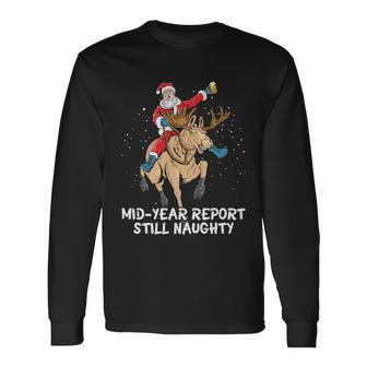 Christmas Mid Year Report Still Christmas In July Long Sleeve T-Shirt - Monsterry