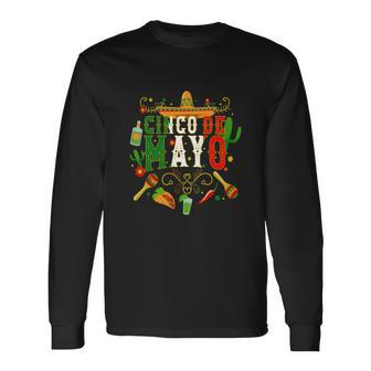 For Cinco De Mayo Mexican Fiesta Long Sleeve T-Shirt - Monsterry