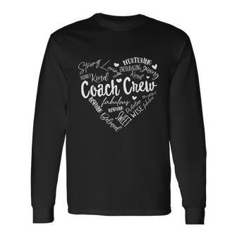 Coach Crew Instructional Coach Reading Career Literacy Pe Meaningful Long Sleeve T-Shirt - Monsterry DE