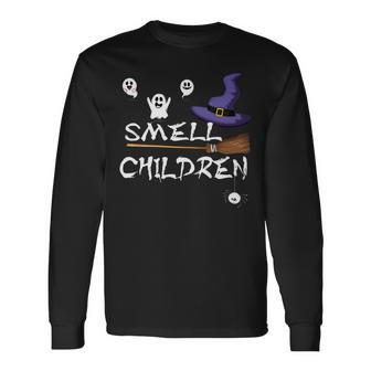 Cool I Smell Children Cute Ghost Halloween Witches Costume Long Sleeve T-Shirt - Seseable