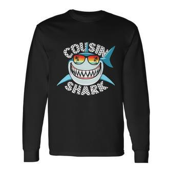 Cousin Shark Sea Animal Underwater Shark Lover Long Sleeve T-Shirt - Monsterry UK
