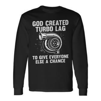 Created Turbo Lag Long Sleeve T-Shirt - Seseable