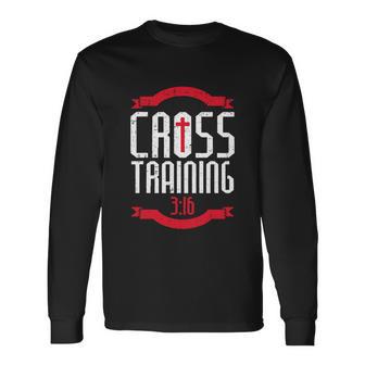 Cross Training 316 Workout Fitness Christian Long Sleeve T-Shirt - Monsterry DE