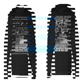 Cruising Rules Get Ship Faced Cruise Long Sleeve T-Shirt - Thegiftio