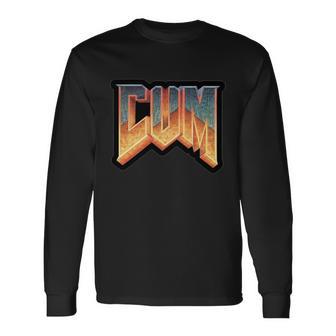 Cum Doom Tshirt Long Sleeve T-Shirt - Monsterry DE