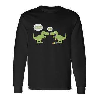 Cute Dude Did You Eat The Last Unicorn No Long Sleeve T-Shirt - Monsterry