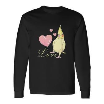 Cute Love Bird Mom Cockatiel Owner Lover Weiro Bird Meme Men Women Long Sleeve T-Shirt T-shirt Graphic Print - Thegiftio UK