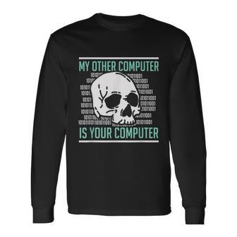 Cyber Hacker Computer Security Expert Cybersecurity V2 Long Sleeve T-Shirt - Monsterry AU