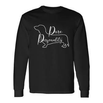 Dachshund Mom Wiener Doxie Mom Cute Doxie Graphic Dog Lover Great Long Sleeve T-Shirt - Monsterry UK