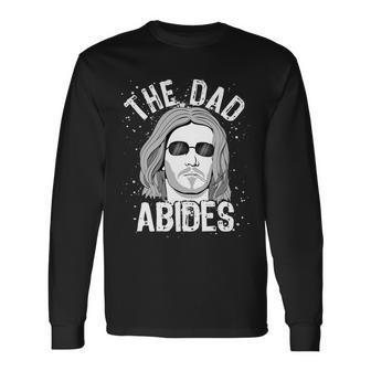 The Dad Abides Coll Shades Tshirt Long Sleeve T-Shirt - Monsterry DE