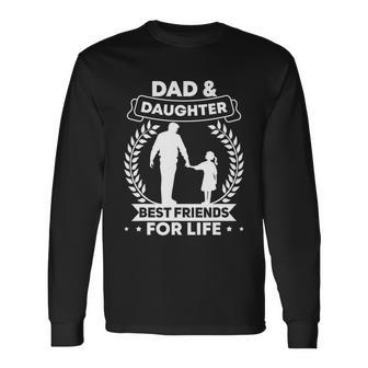 Dad And Daughter Matching Outfits Fathers Day Daddy And Girl Long Sleeve T-Shirt - Monsterry UK
