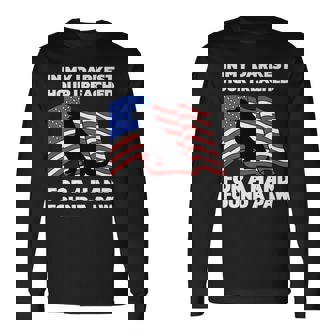 In My Darkest Hour I Reached For A Hand Found A Paw Long Sleeve T-Shirt - Thegiftio