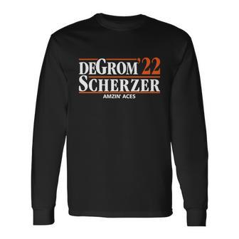 Degrom Scherzer ’ Long Sleeve T-Shirt - Monsterry AU