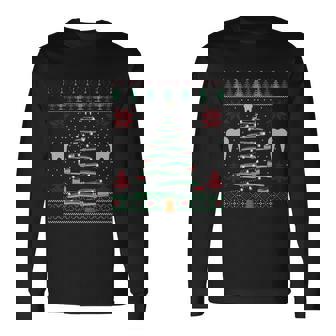 Dental Christmas Tooth Brush Christmas Tree Ugly Sweater Long Sleeve T-Shirt - Thegiftio