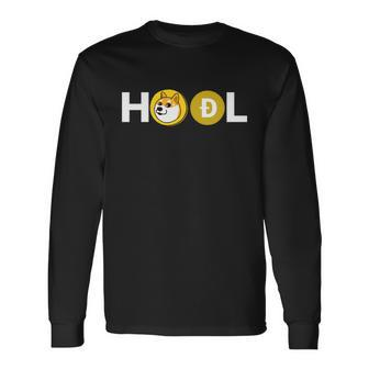 Dogecoin Hoodl V2 Long Sleeve T-Shirt - Monsterry UK