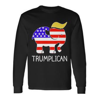 Donald Trump Trumplican 2020 Election Tshirt Long Sleeve T-Shirt - Monsterry UK