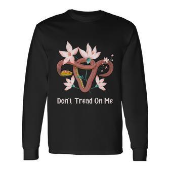 Don’T Tread On Me Uterus Great Long Sleeve T-Shirt - Monsterry