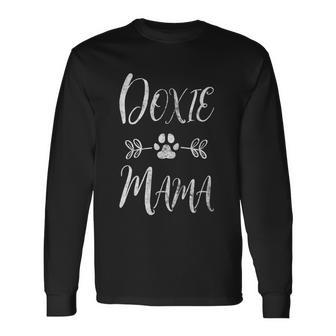 Doxie Mama Cool Dachshund Weiner Owner Dog Mom Long Sleeve T-Shirt - Monsterry UK