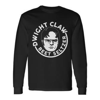 Dwight Claw Beet Seltzer Tshirt Long Sleeve T-Shirt - Monsterry