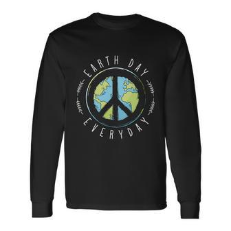 Earth Day Everyday Earth Day V2 Long Sleeve T-Shirt - Monsterry