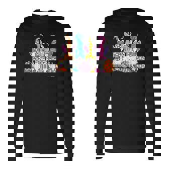 Easter Bunny Spring Gnome Easter Egg Hunting And Basket Men Women Long Sleeve T-Shirt T-shirt Graphic Print - Thegiftio