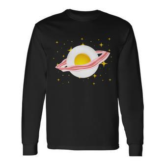 Egg Bacon Planet Long Sleeve T-Shirt - Monsterry