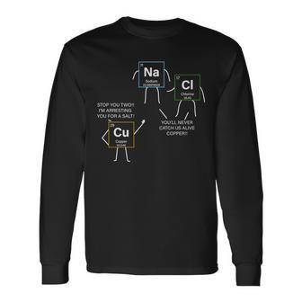 Element Science Puns Tshirt Long Sleeve T-Shirt - Monsterry DE