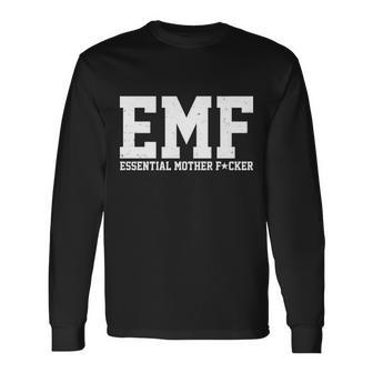 Emf Essential Mother FCker Tshirt Long Sleeve T-Shirt - Monsterry UK