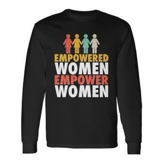 Empowered Women Empower Women Vintage Colors Long Sleeve T-Shirt