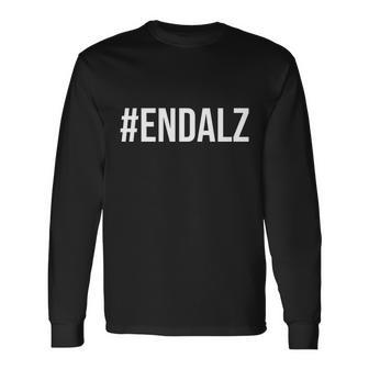 Endalz End Alzheimers Tshirt Long Sleeve T-Shirt - Monsterry