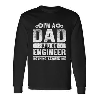 Engineer For Dad Father Day Engineering Lover Long Sleeve T-Shirt - Monsterry DE