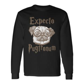 Expecto Pugtronum Pug Long Sleeve T-Shirt - Monsterry AU