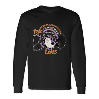 Fab Boo Lous Halloween Quote V3 Long Sleeve T-Shirt - Monsterry DE