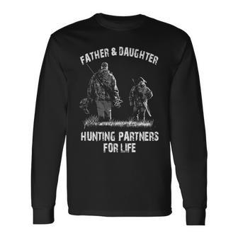 Father & Daughter Hunting Partners Long Sleeve T-Shirt - Seseable
