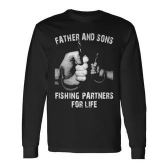 Father & Sons Fishing Partners Long Sleeve T-Shirt - Seseable