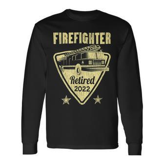 Firefighter Retired Firefighter Retirement V2 Long Sleeve T-Shirt - Seseable
