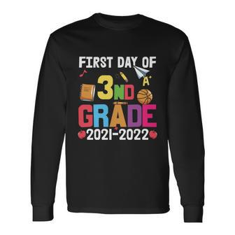 First Day Of School 3Rd Grade 2021_ 2022 Back To School Long Sleeve T-Shirt - Monsterry CA