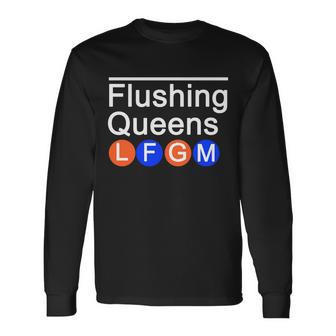 Flushing Queens Lfgm Tshirt Long Sleeve T-Shirt - Monsterry CA